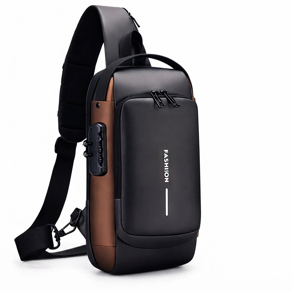 password Lock Travel Sling Bag
