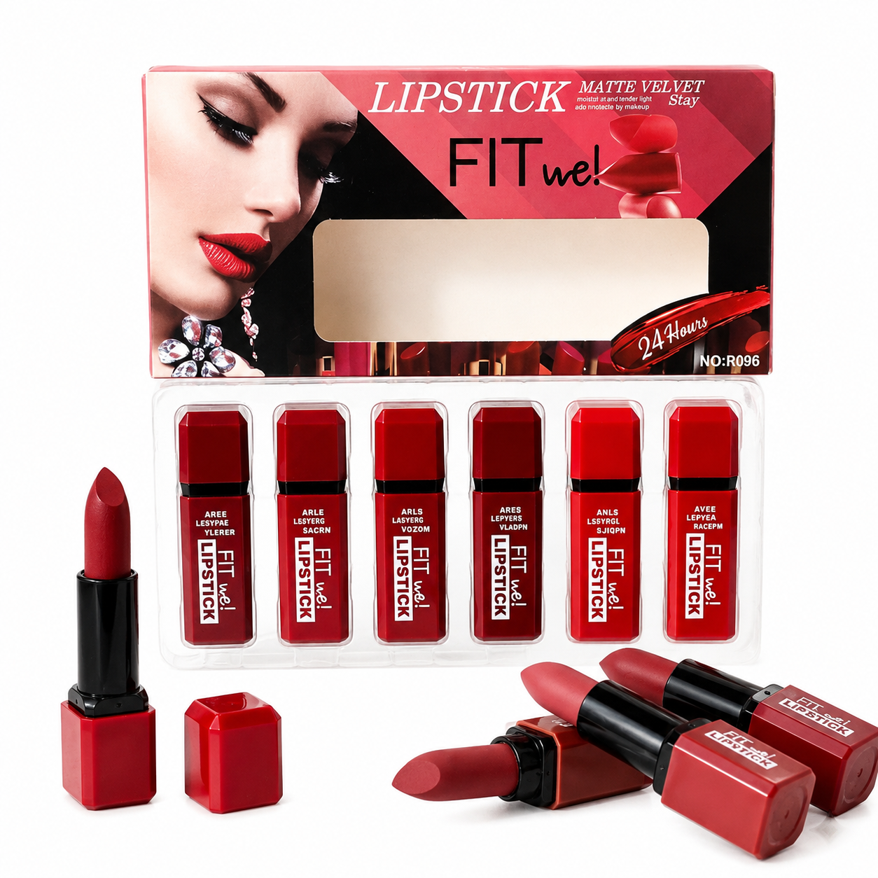 Fitme Velvet Matte Lipstick Set – Pack of 6
