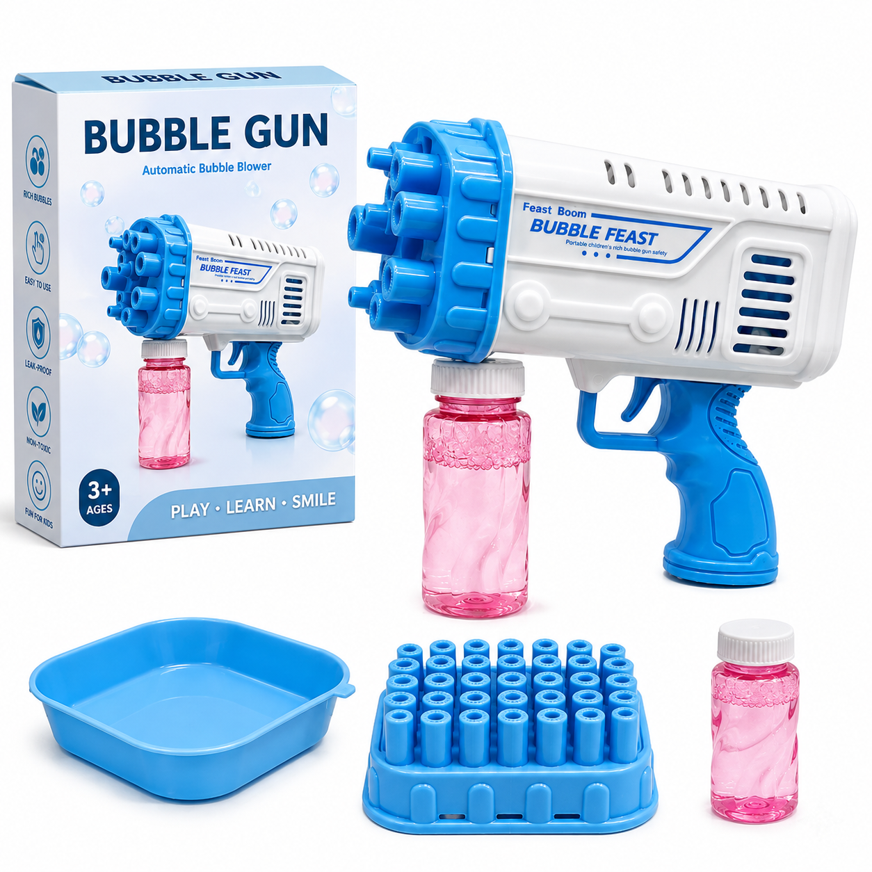 Feast Boom Bubble Gun