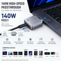 Supports fast charging up to 140W