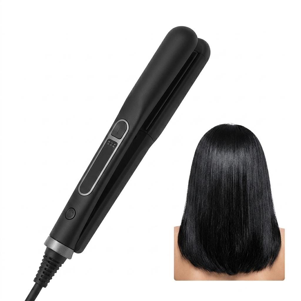 2-in-1 Mini Hair Straightener & Curler