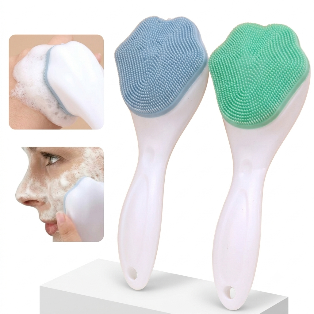3-in-1 bath and skincare brush set