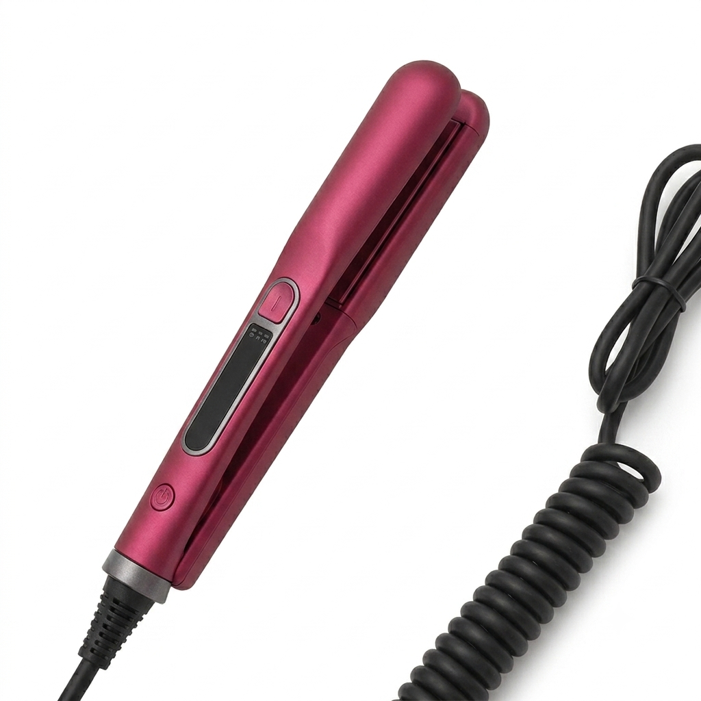 2-in-1 Mini Hair Straightener & Curler