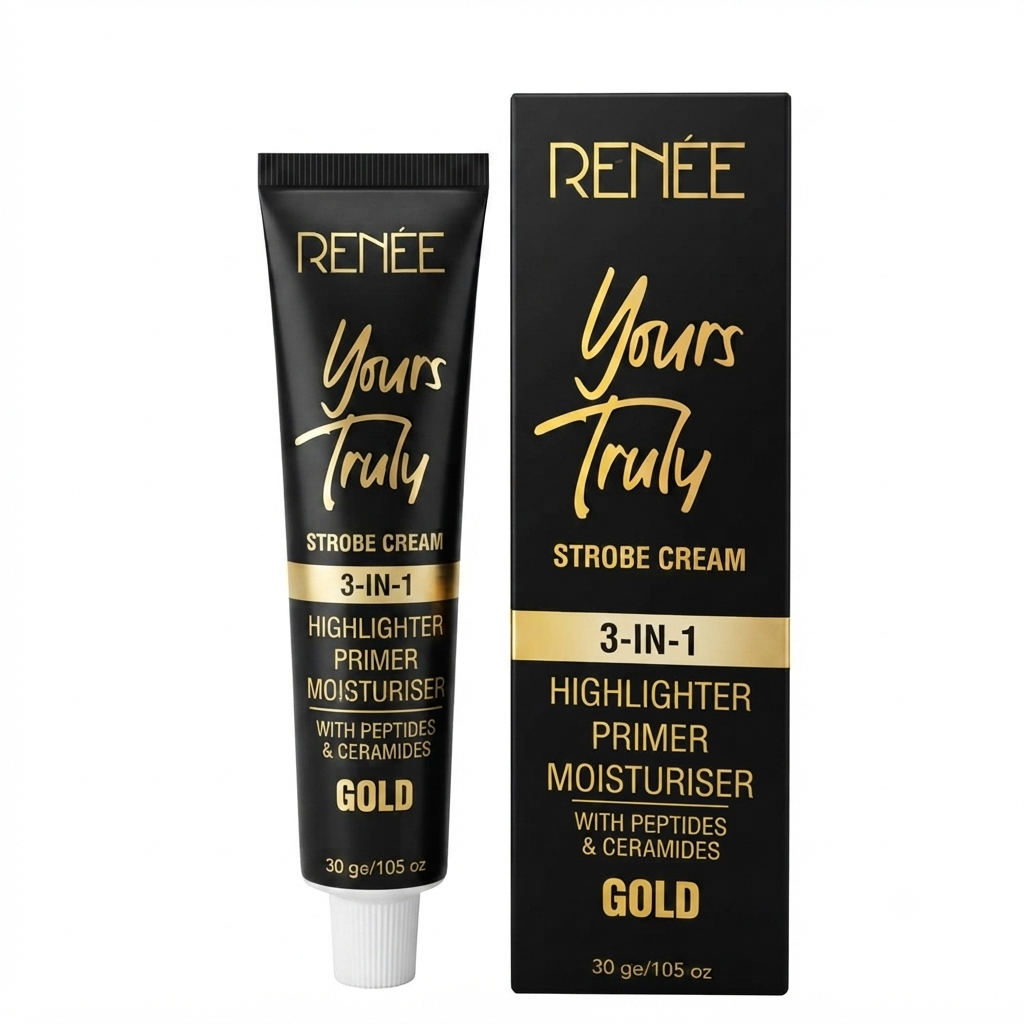 RENÉE Yours Truly 3-in-1 Gold Strobe Cream