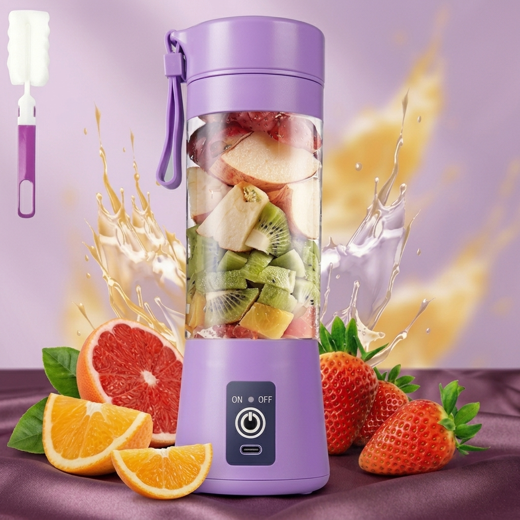 Mini Portable USB Rechargeable Smoothie Blender