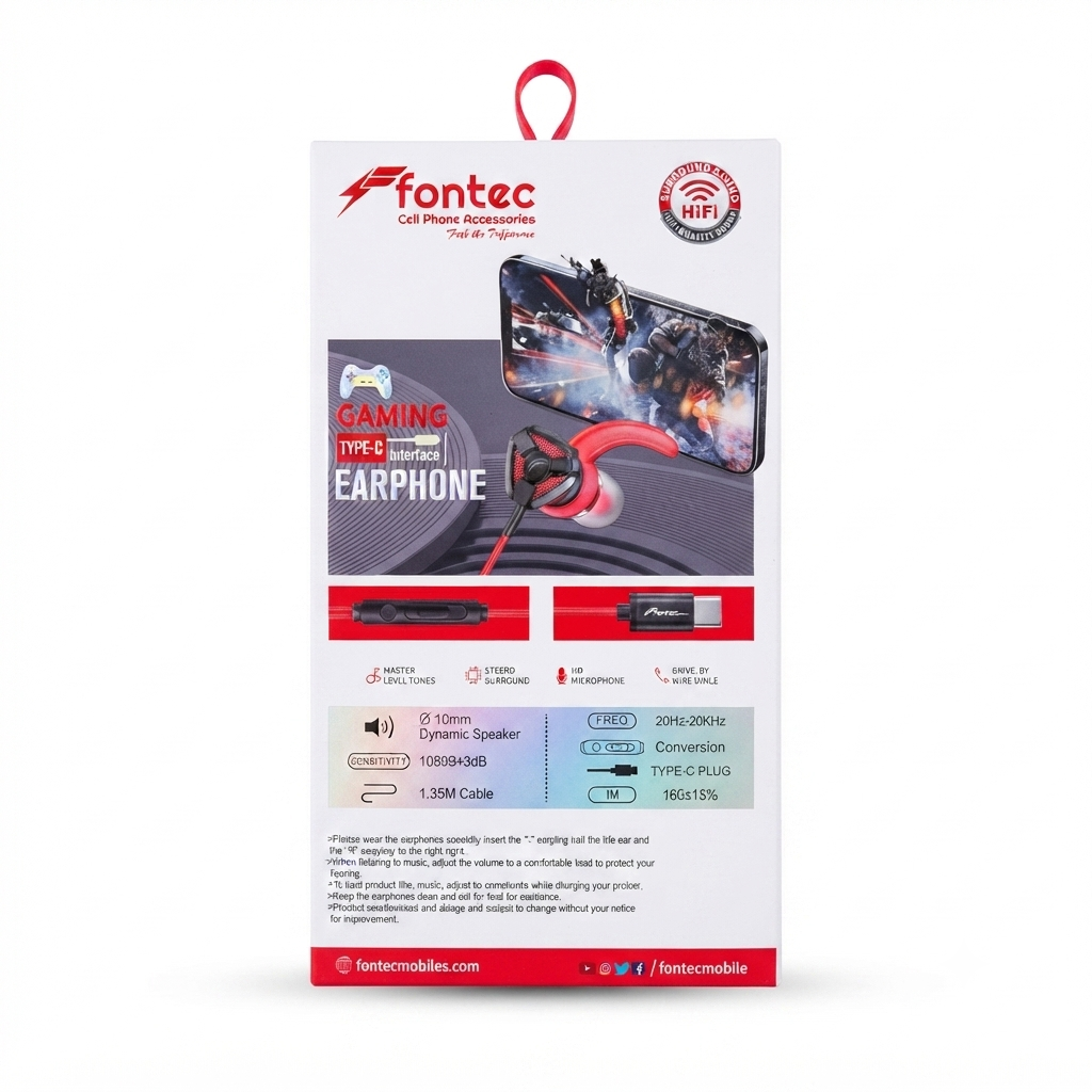 Fontec Arena Wired Gaming Earphones