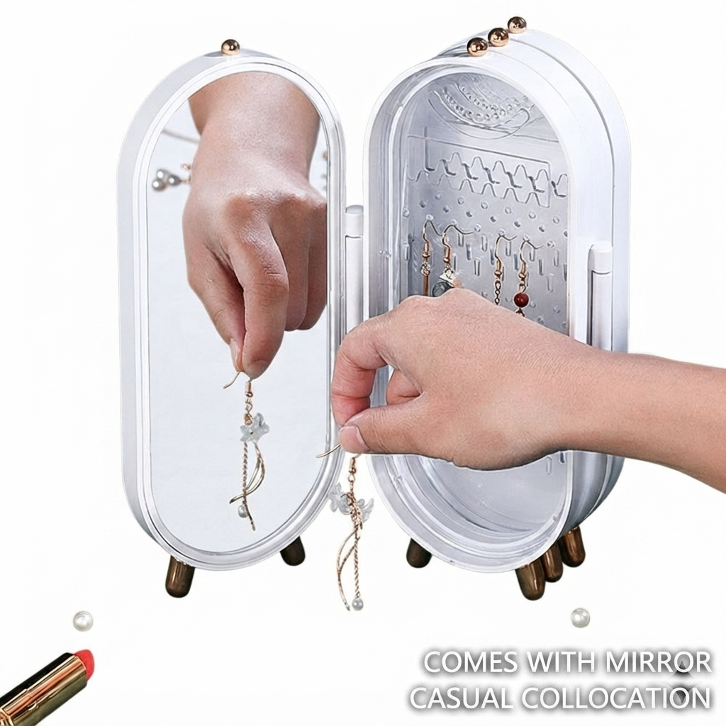 Jewellery Box Organiser with Mirror