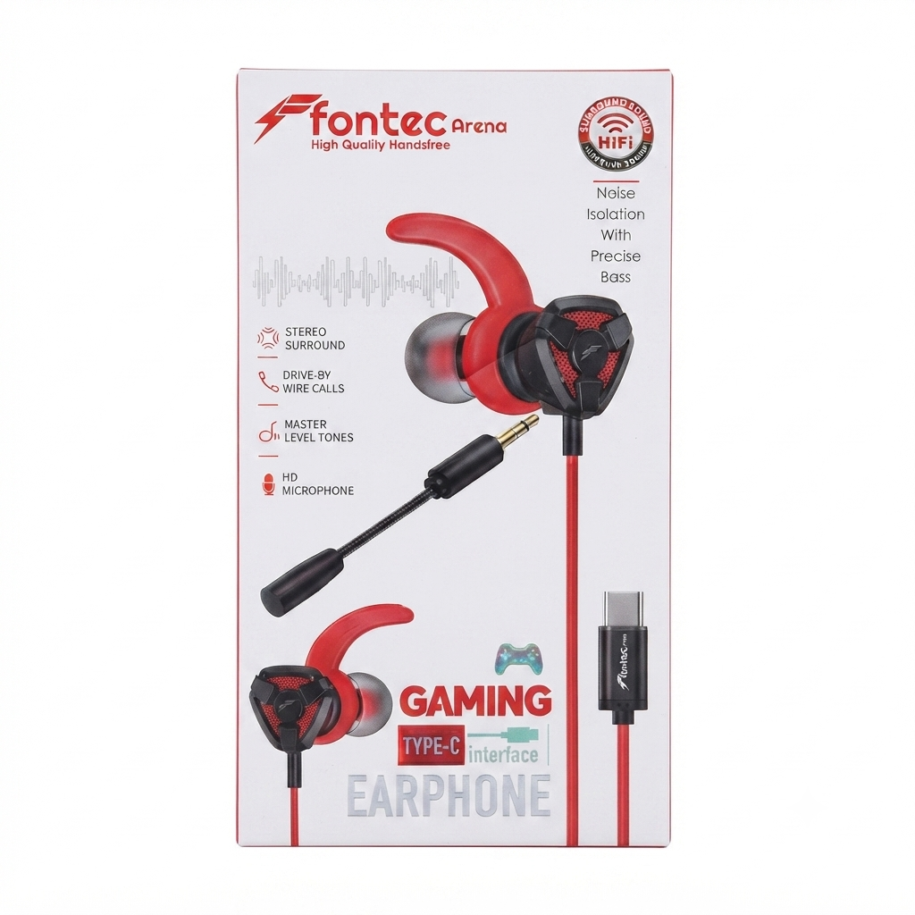 Fontec Arena Wired Gaming Earphones