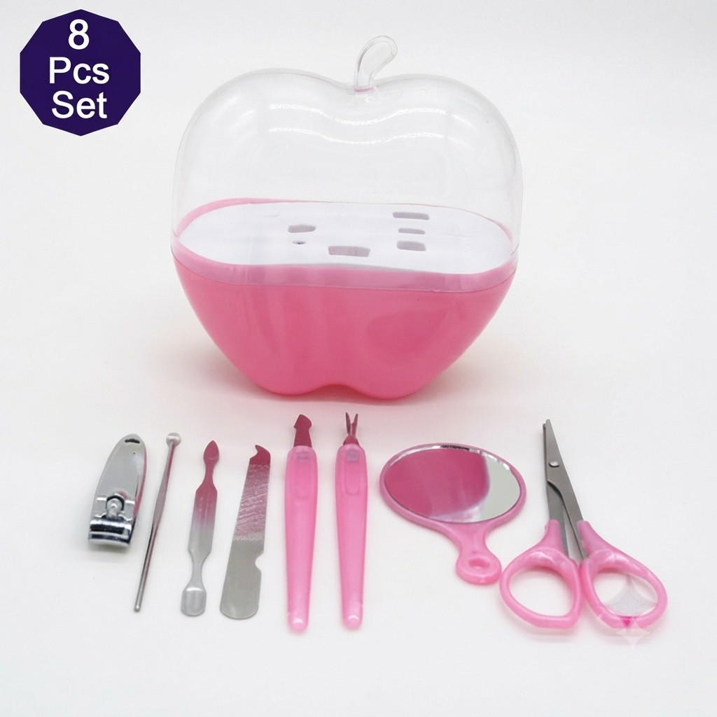 Apple 8 Piece Manicure & Pedicure Kit