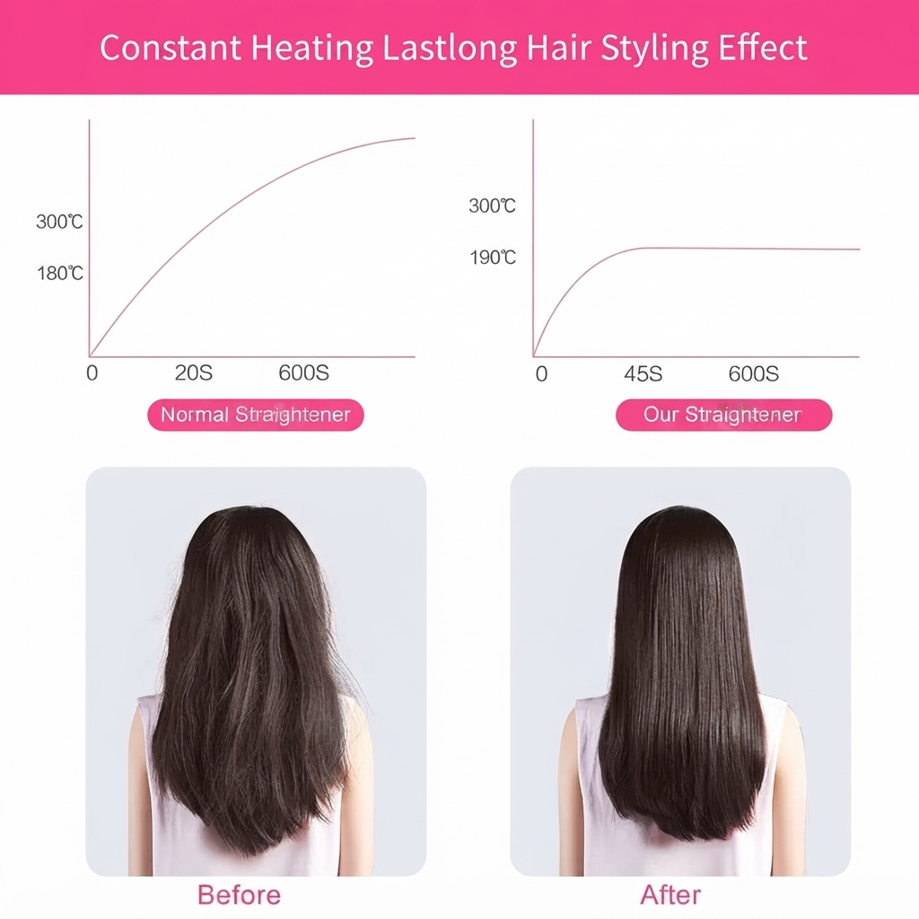 2-in-1 Mini Hair Straightener & Curler