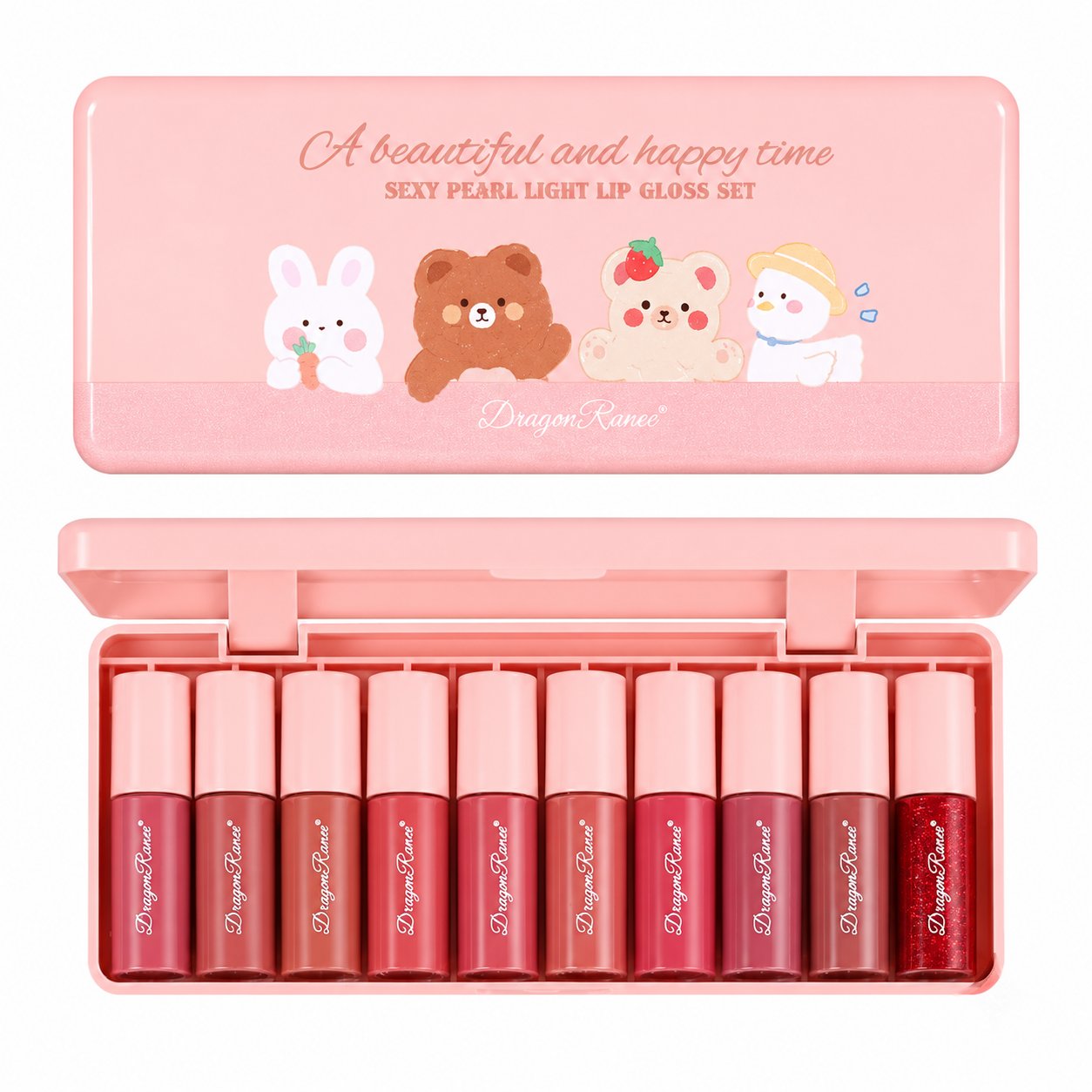 Dragon Ranee Velvet Lipgloss Set - 10 Shades
