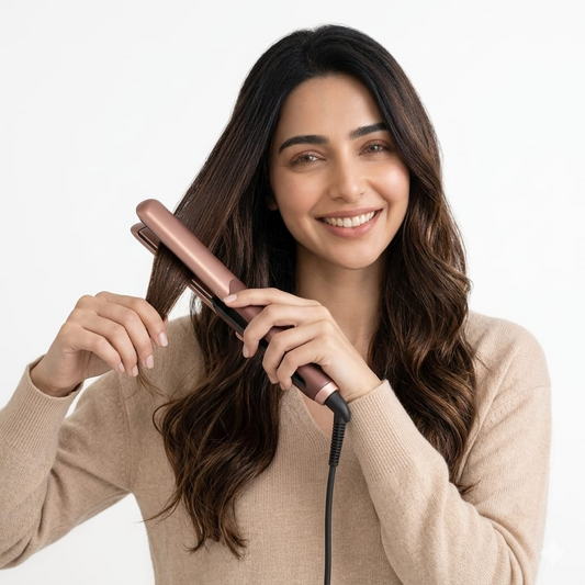 2-in-1 Mini Hair Straightener & Curler