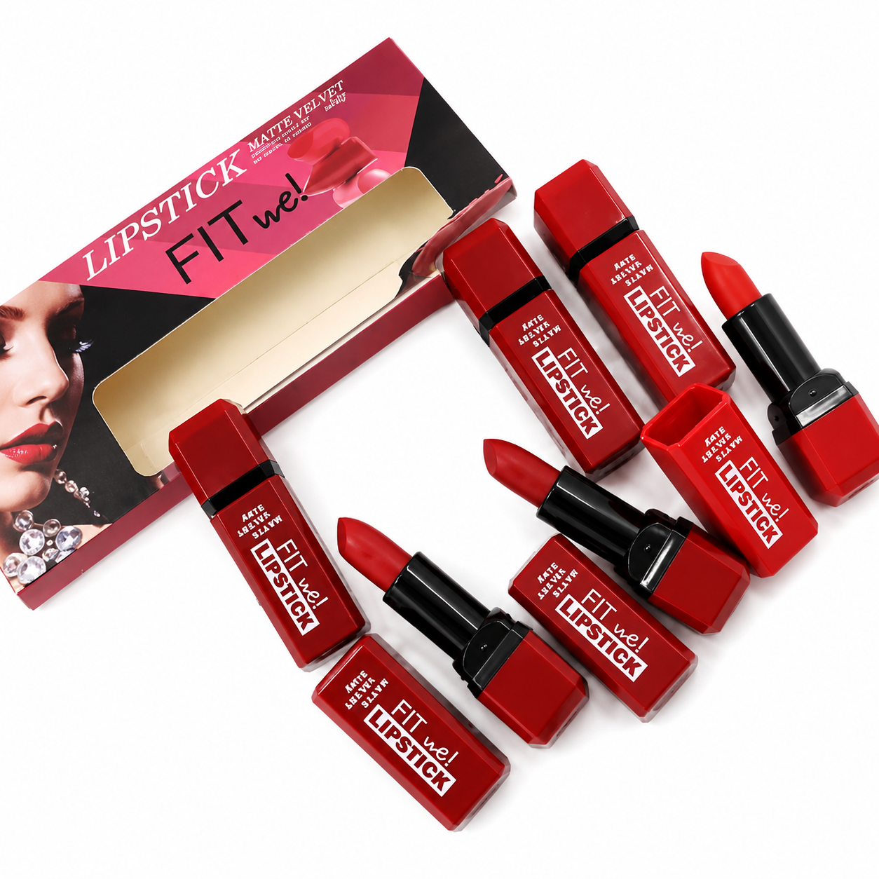 Fitme Velvet Matte Lipstick Set – Pack of 6