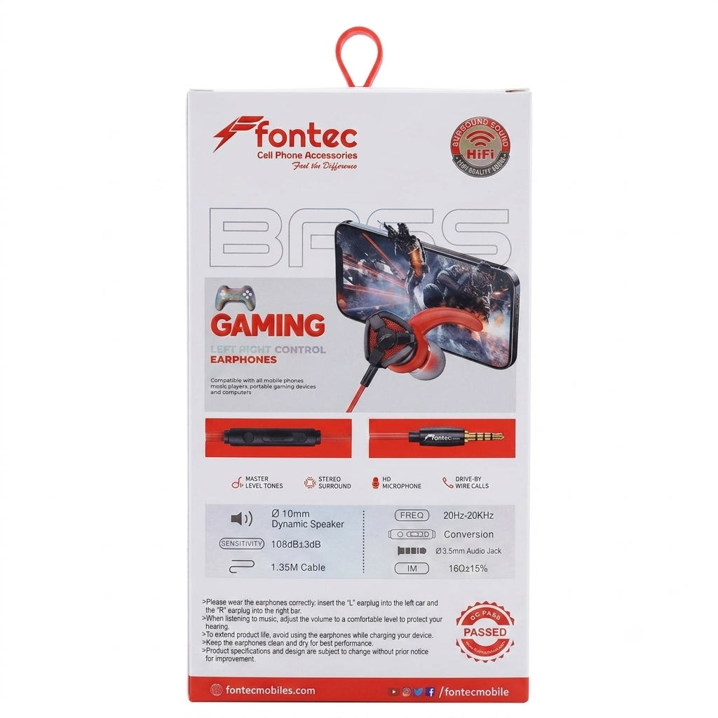Fontec Arena Wired Gaming Earphones